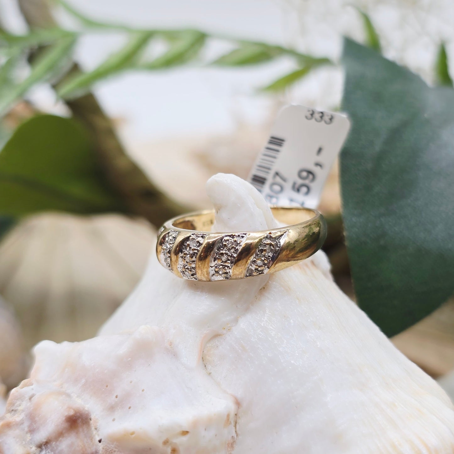Ring Gold BC 333 8kt Brillanten Gr: 54