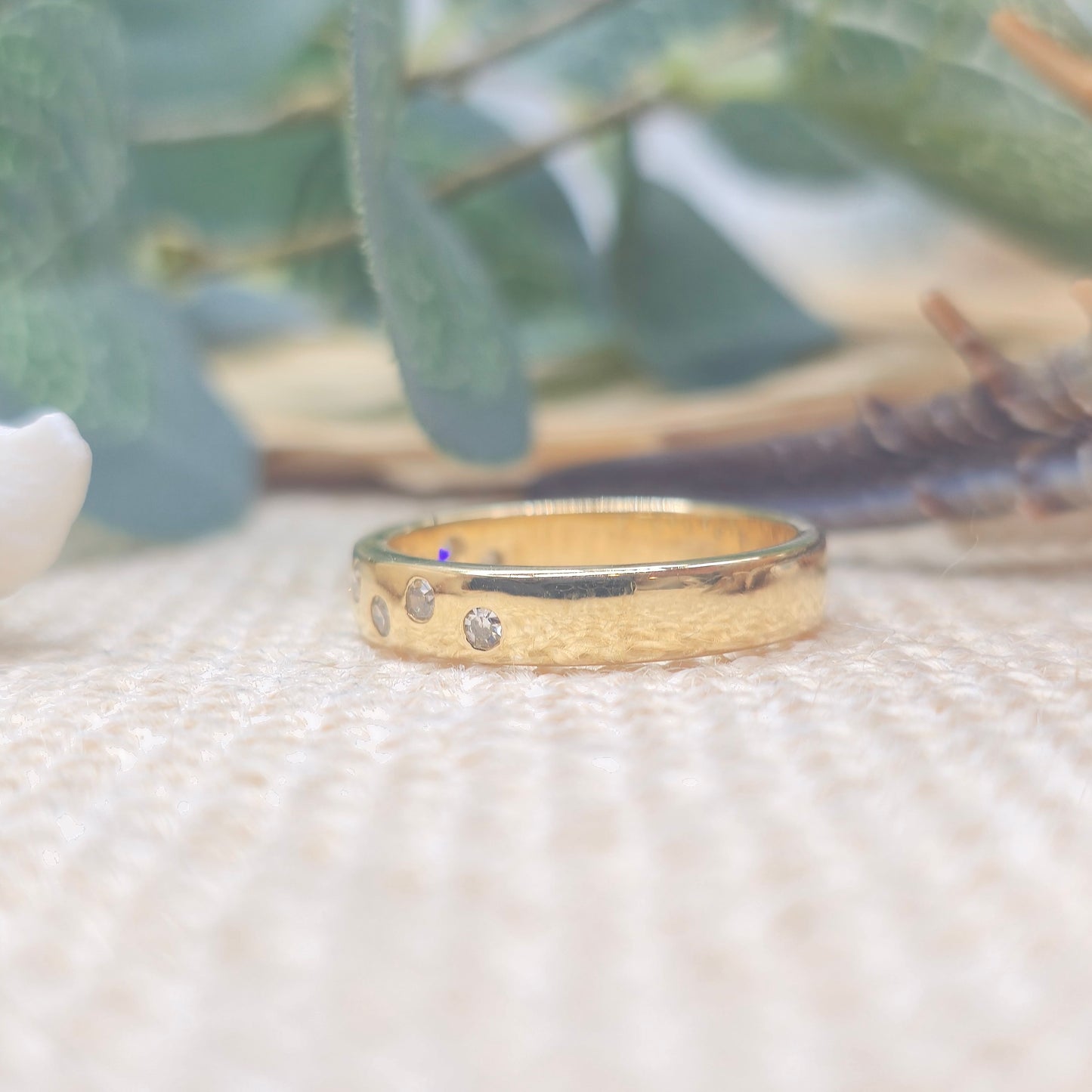 Ring Brillanten 585 14 KT Gold Gr. 60