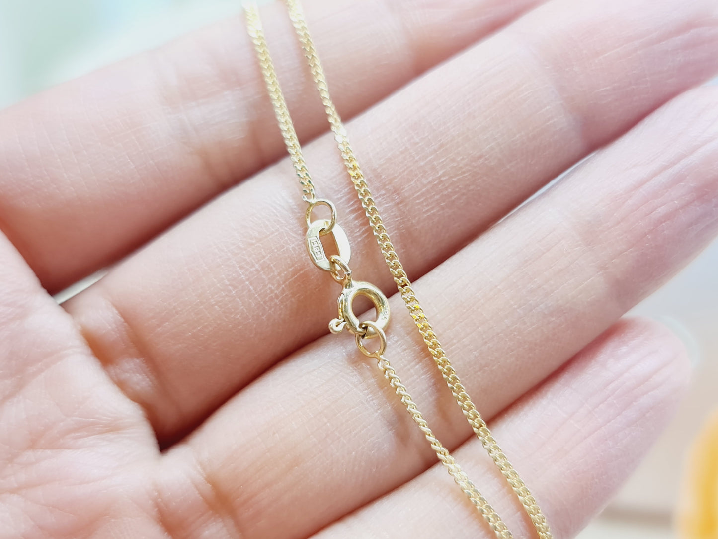 Kinder Kette Panzer 1,2mm 34,5cm 585 14 KT Gold