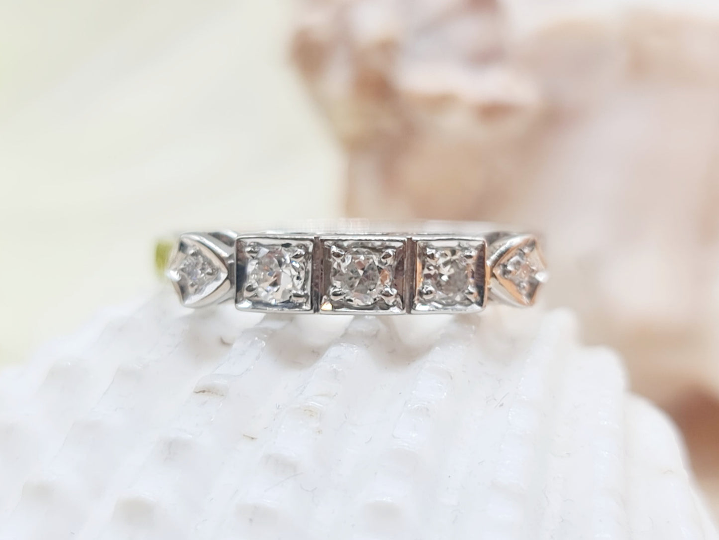Ring Brillanten 585 14 KT Weißgold Gr. 57