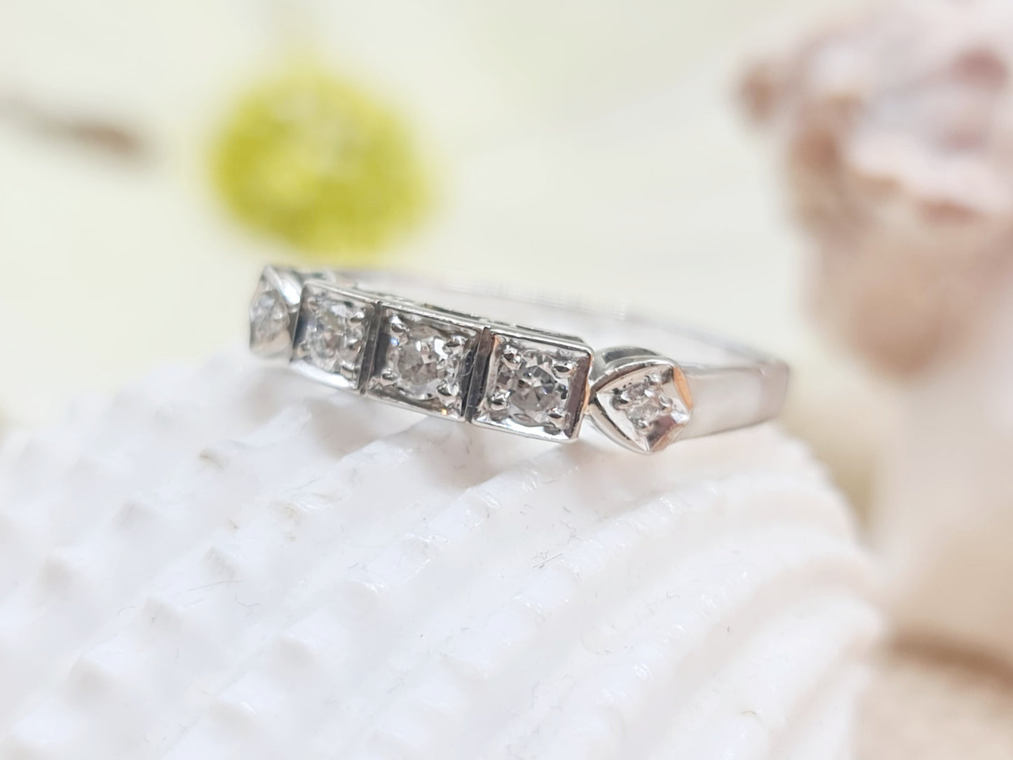 Ring Brillanten 585 14 KT Weißgold Gr. 57