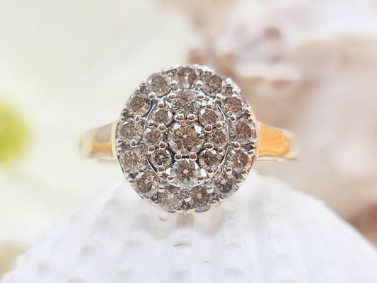 Ring Brillanten 585 14 KT Gold  Gr. 63