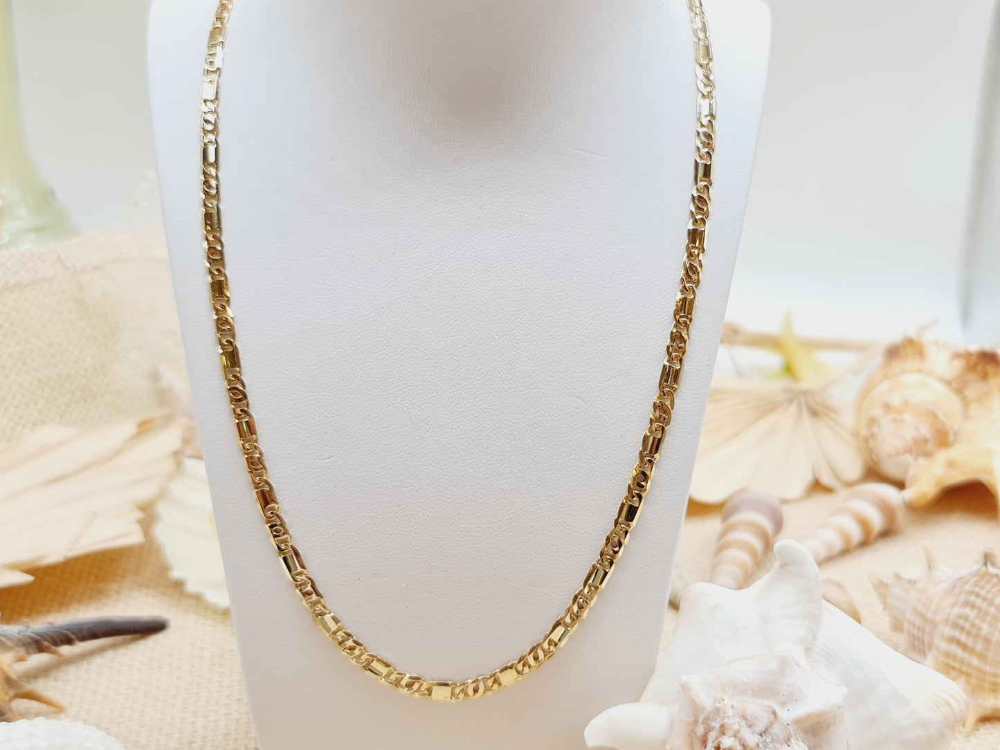Kette Vogelauge 3,6mm 42cm 585 14 KT Gold