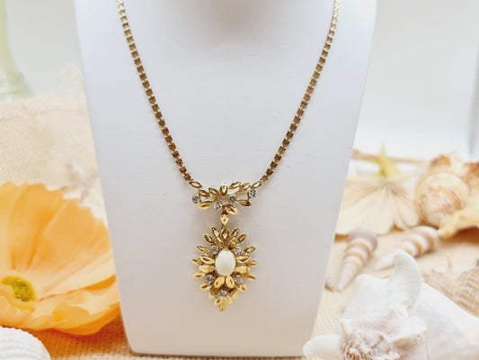Collier Opal Diamanten 585 14 KT Gold