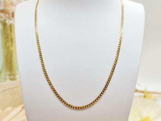 Kette Panzer 3,2mm 45cm 585 14 KT Gold