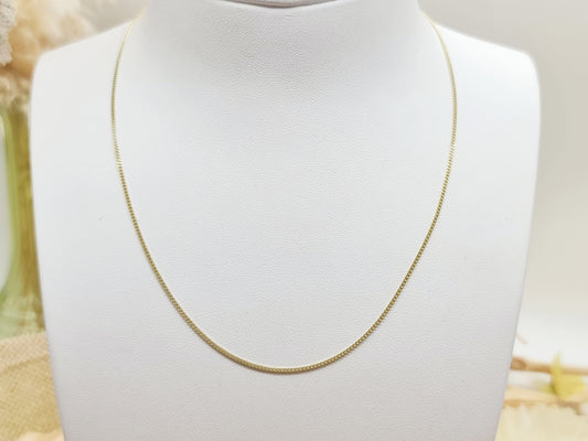 Kette Panzer 1,1mm 40cm 585 14 KT Gold