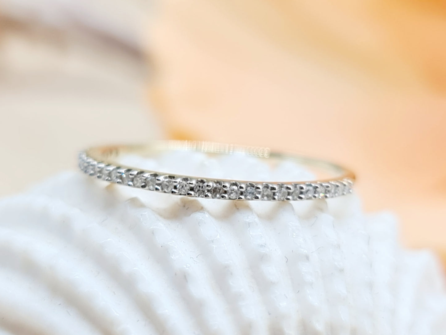 Ring Brillanten 375 9 KT Gold Gr. 52