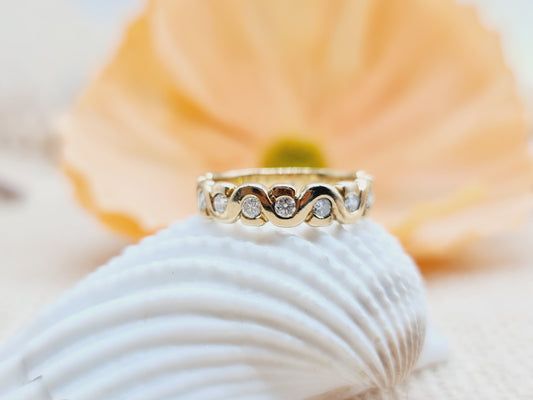 Ring Brillanten 750 18 KT Gold Gr. 53
