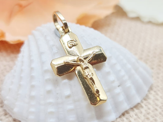 Anhänger Kreuz 750 18 KT Gold