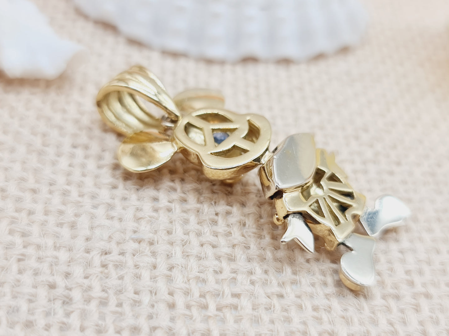 Anhänger Mickey Mouse 750 18 KT Gold