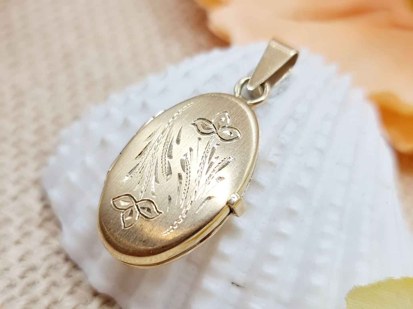 Anhänger Medaillon 585 14 KT Gold