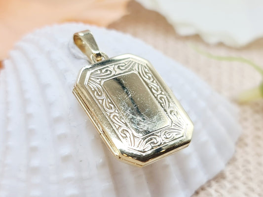 Anhänger Medaillon 333 8 KT Gold