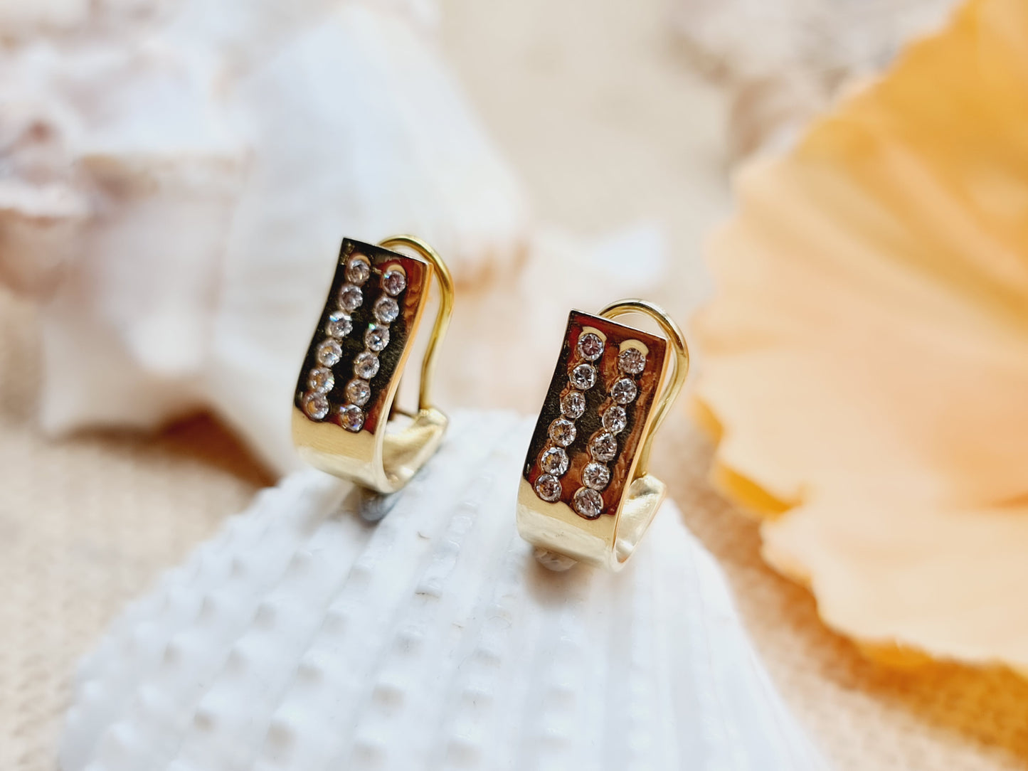 Ohrringe Brillanten 585 14 KT Gold