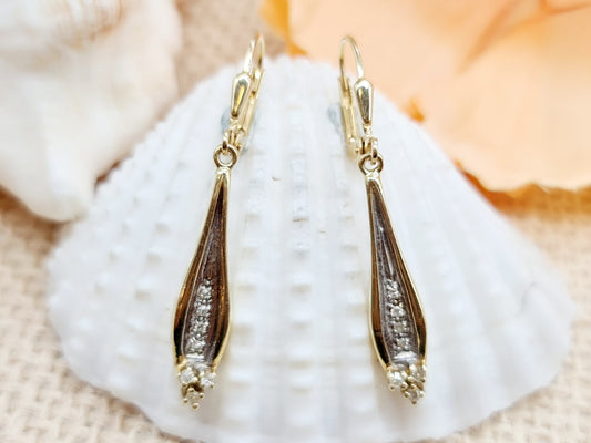 Ohrringe Brillanten 585 14 KT Gold