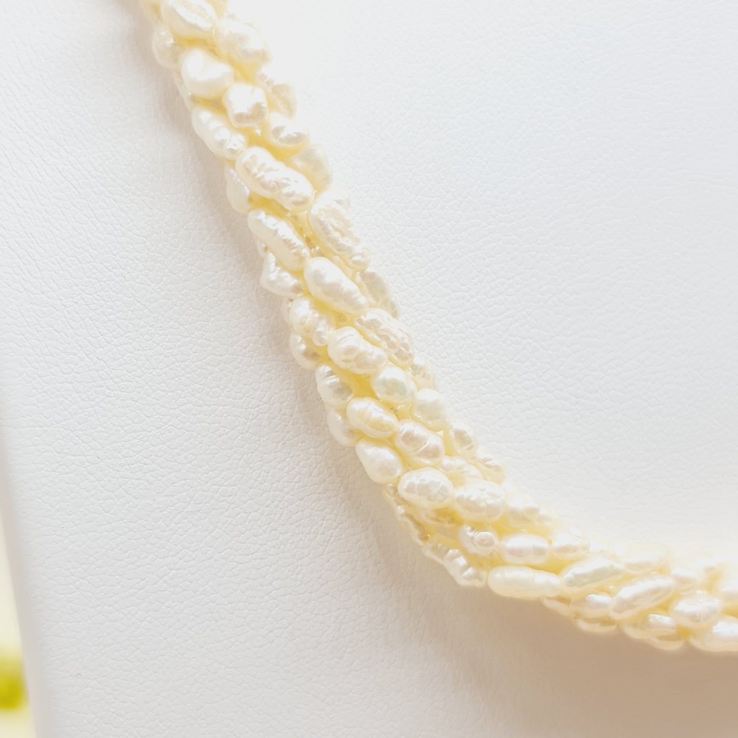 Collier Perlen Brillanten 10mm 43cm 585 14 KT Gold