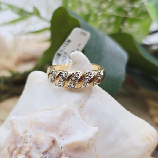 Ring Gold BC 333 8kt Brillanten Gr: 54