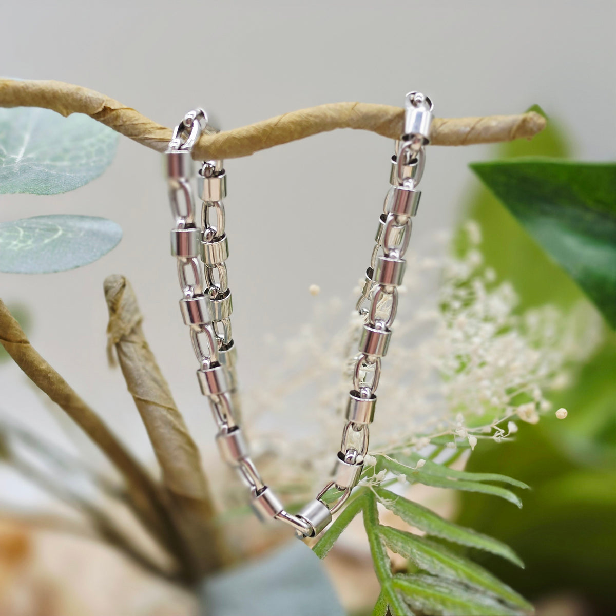 Kette Weißgold Anker 585 14kt 51cm
