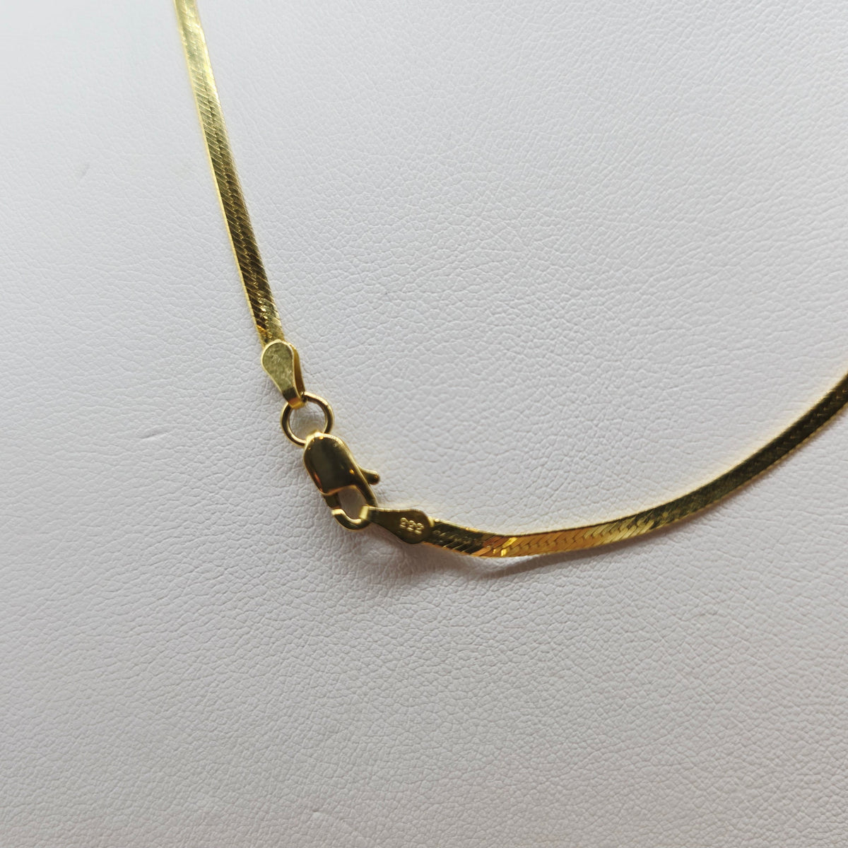 Collier Gelb Gold Herzchen 333 8kt 38,5cm 4,41g