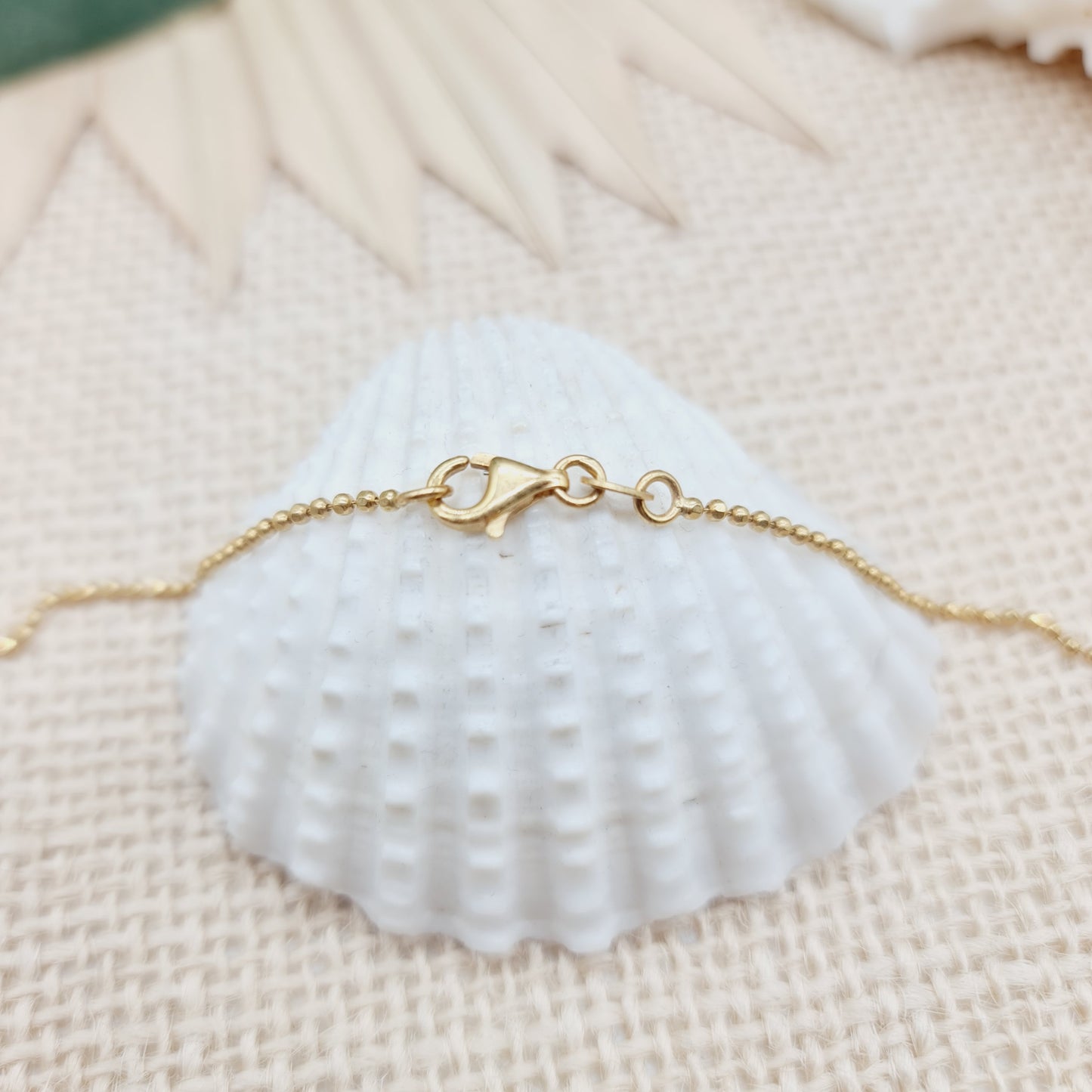 Collier Gold 750 18kt Kügelchen 44cm
