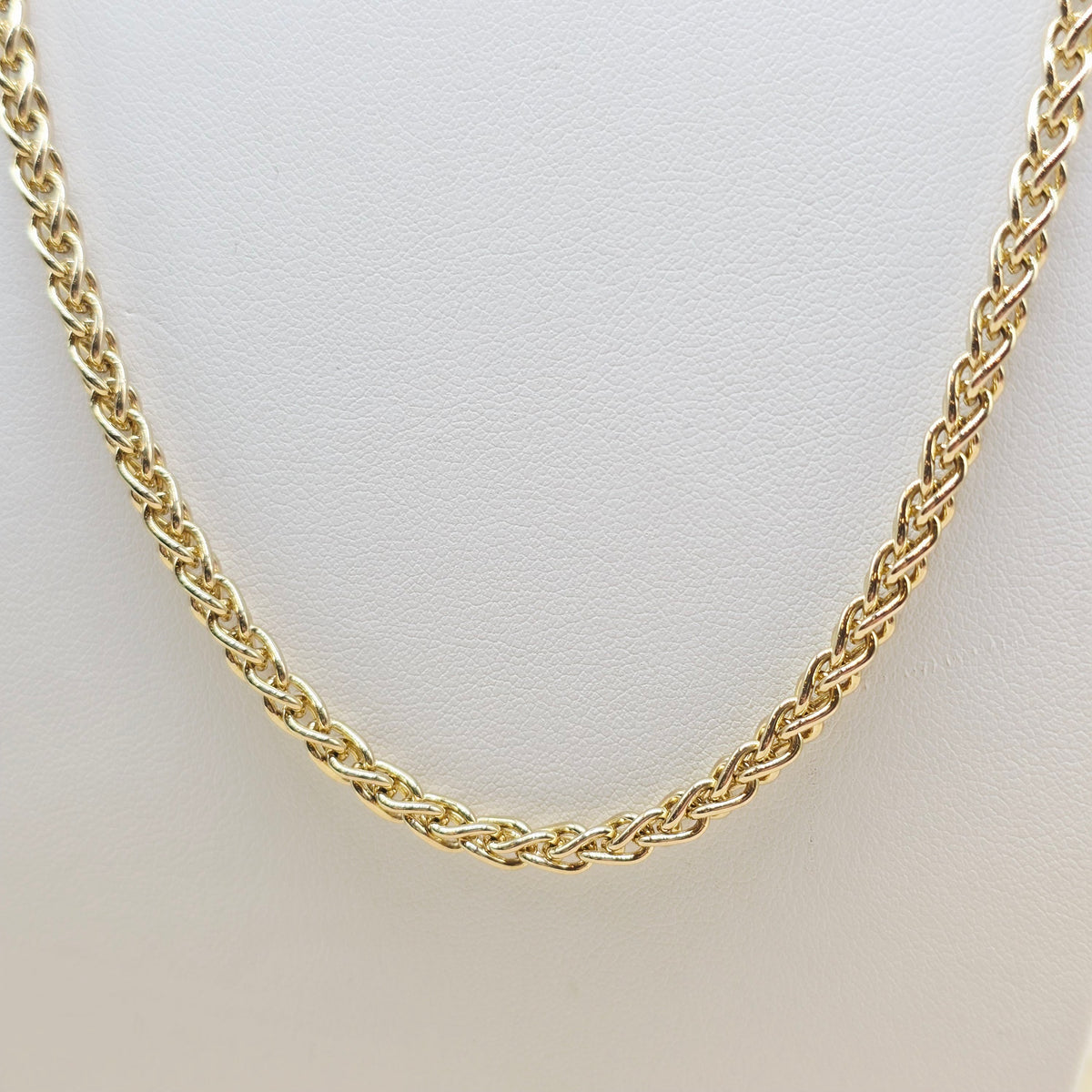 Gold Kette 585 14kt Fuchsschwanz 50cm/4,3mm 32,68g