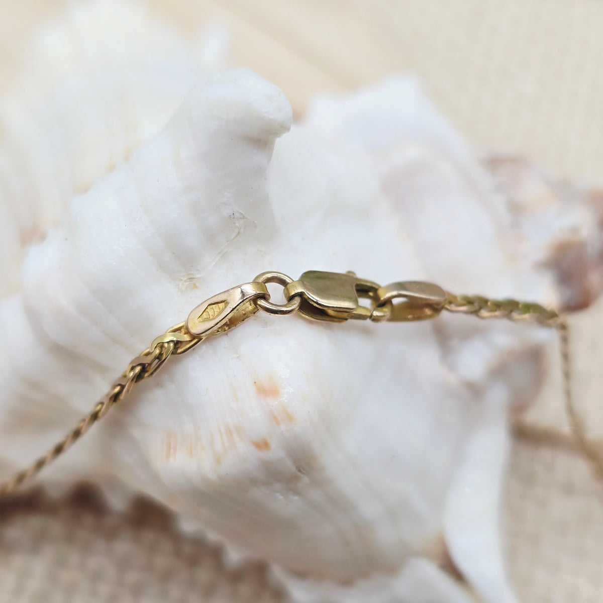Gold Kette 333 8kt Fuchsschwanz 2,0mm 43,5cm 3,96g