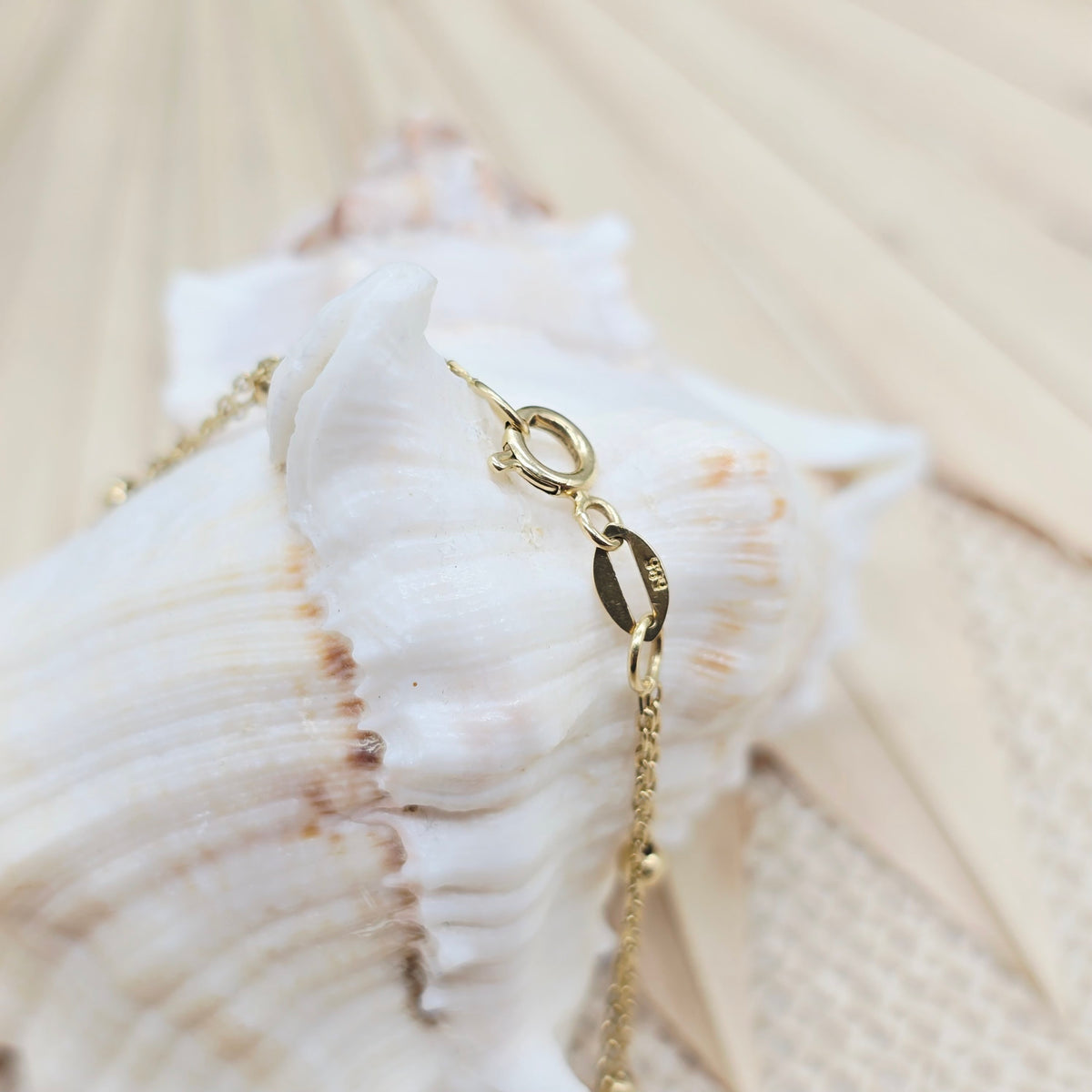 Armband Gold 585 14kt Kügelchen 20cm
