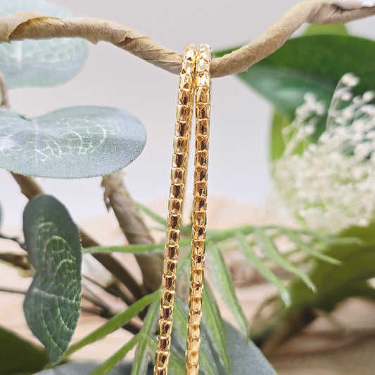 Collier Gold Schlange 45cm 750 18 KT Gold
