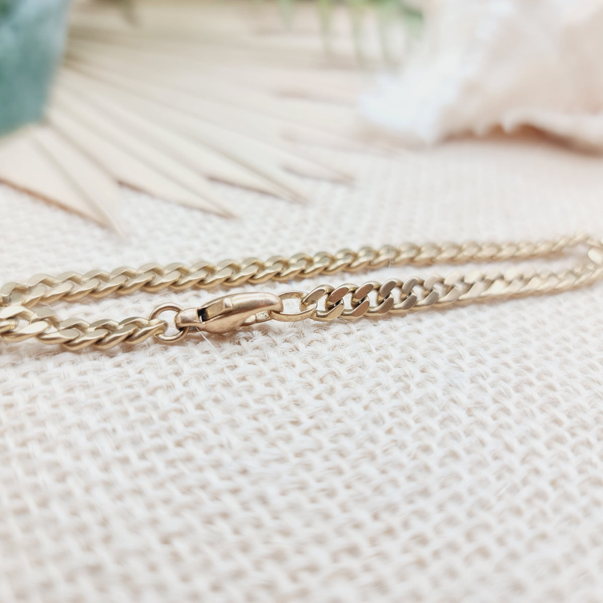 Armband Gold 333 8kt Panzer 19,5cm