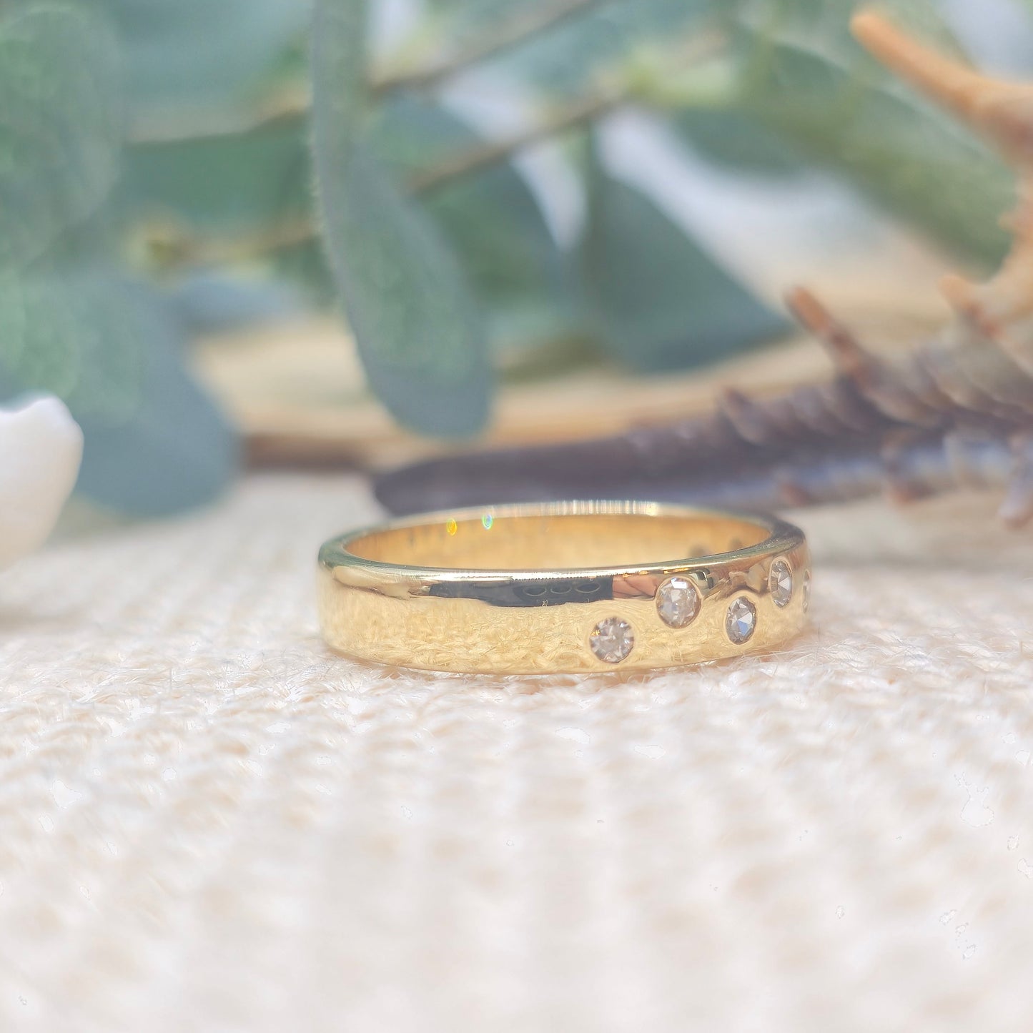 Ring Brillanten 585 14 KT Gold Gr. 60