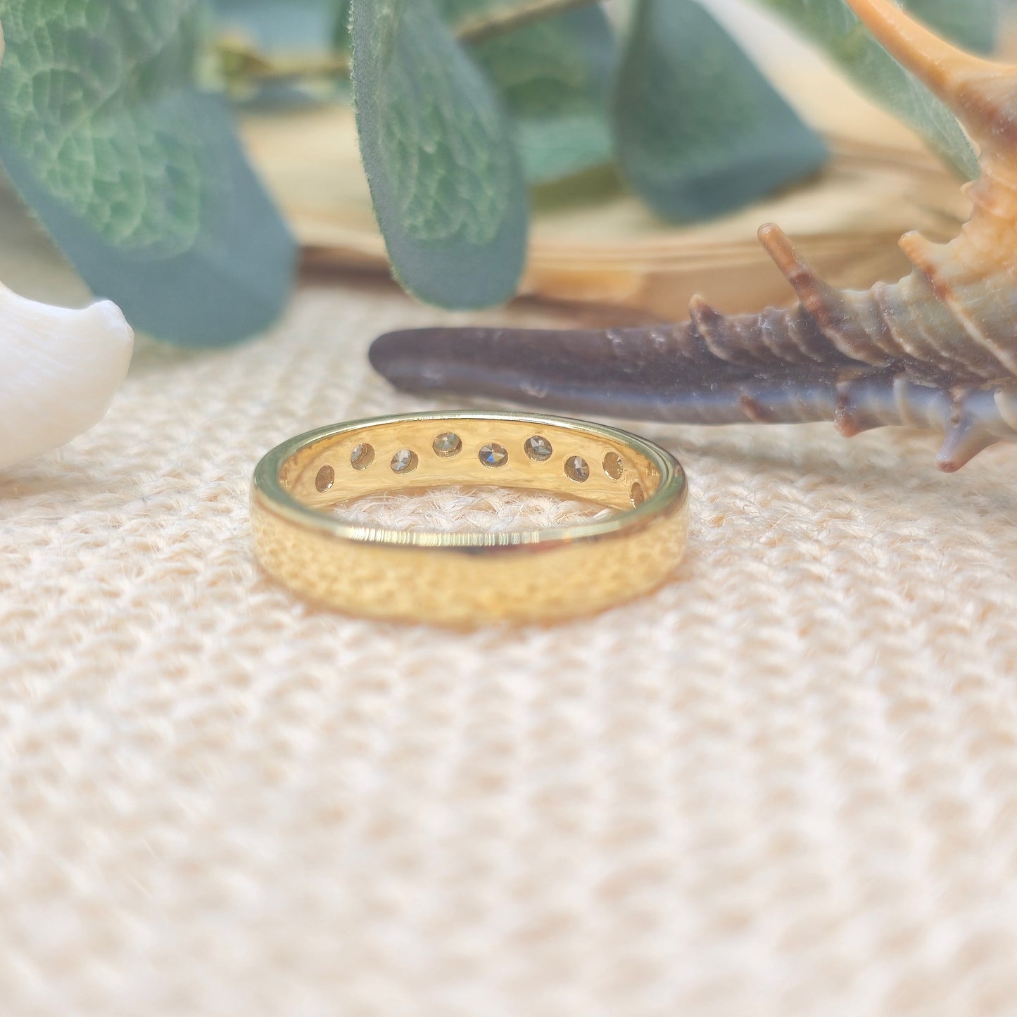 Ring Brillanten 585 14 KT Gold Gr. 60