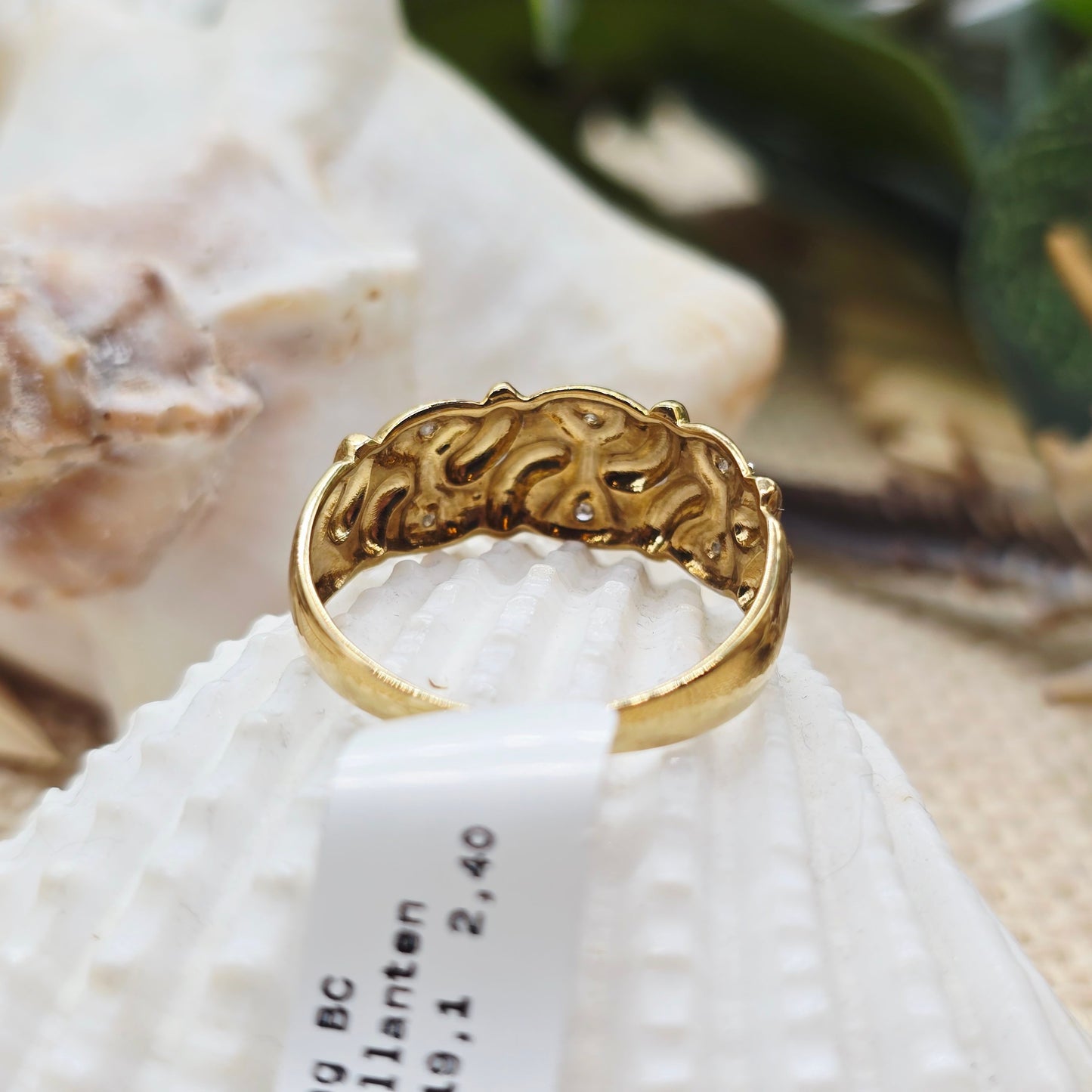 Ring Gold BC 333 8kt Brillanten Gr: 60