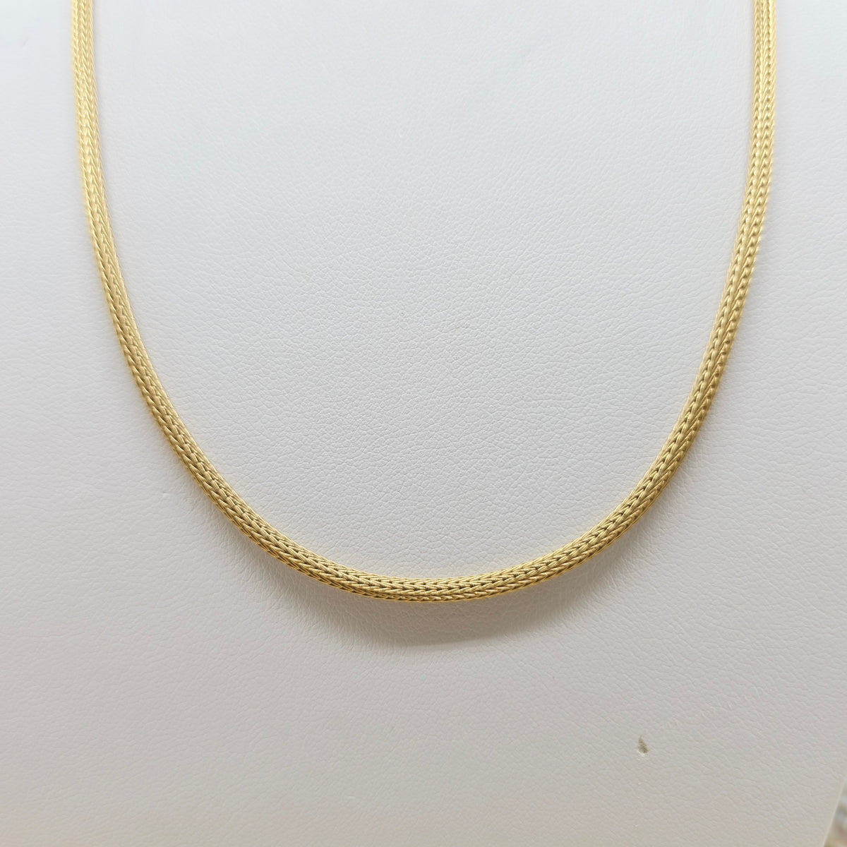 Gold Kette 585 14kt Zopfmuster 2,6mm 45cm 8,64g