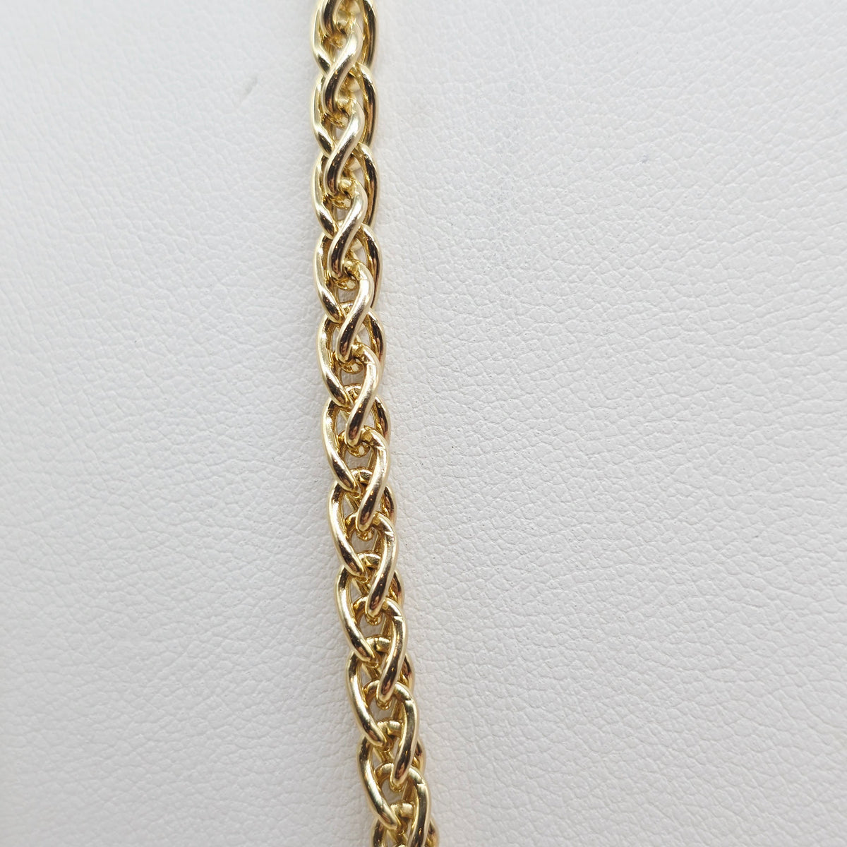 Gold Kette 585 14kt Fuchsschwanz 50cm/4,3mm 32,68g