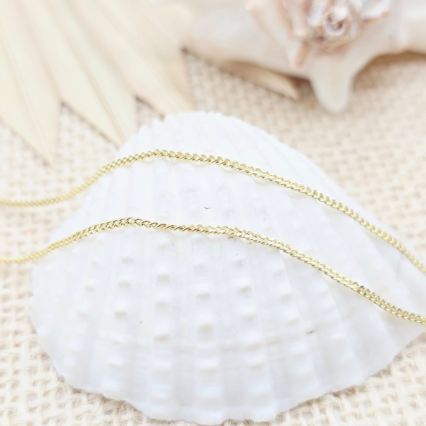 Kette Gold Panzerkette 333 8kt 45cm