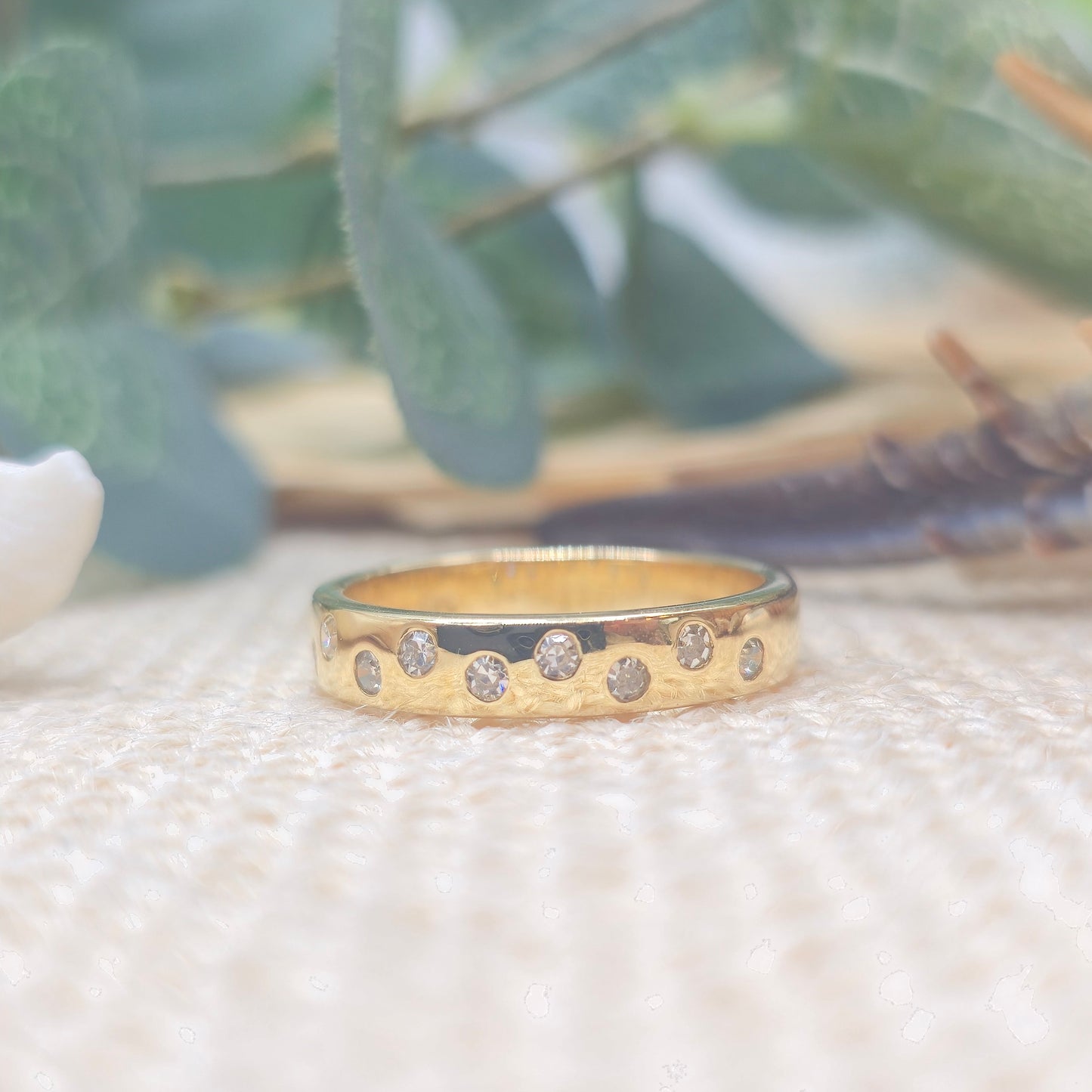 Ring Brillanten 585 14 KT Gold Gr. 60