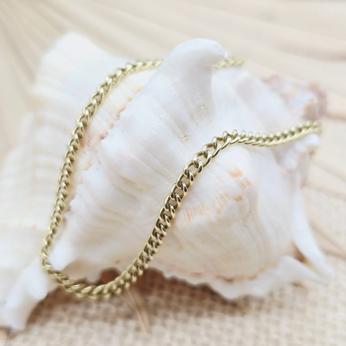 Armband Gold 585 14kt Panzer 19cm