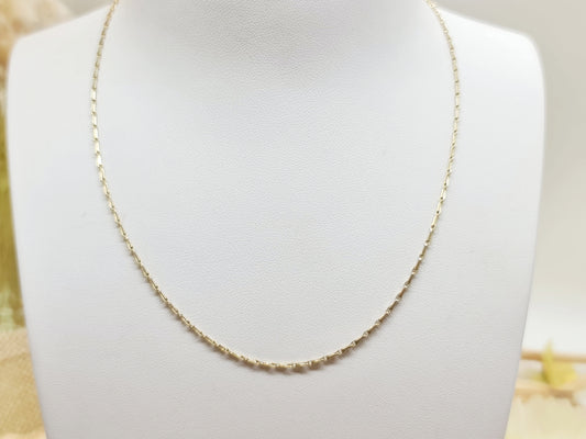 Kette Fuchsschwanz 1,1mm 39,5cm 585 14 KT Gold