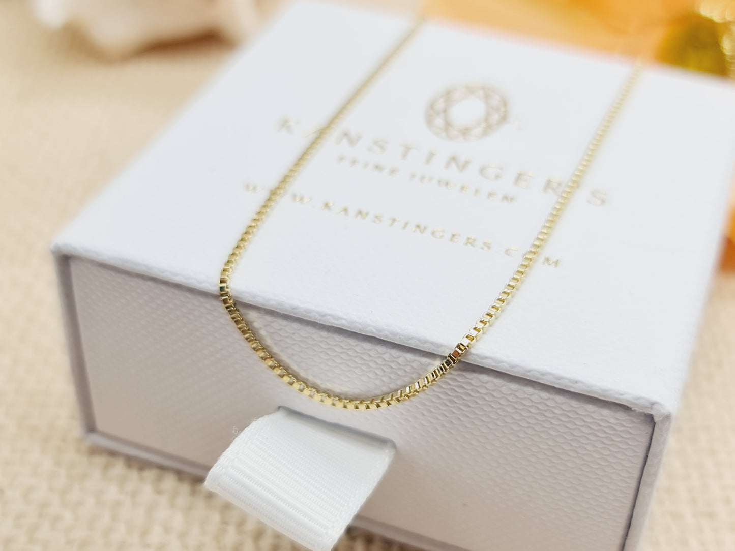 Kette Venezianer 1,1mm 55cm 585 14 KT Gold