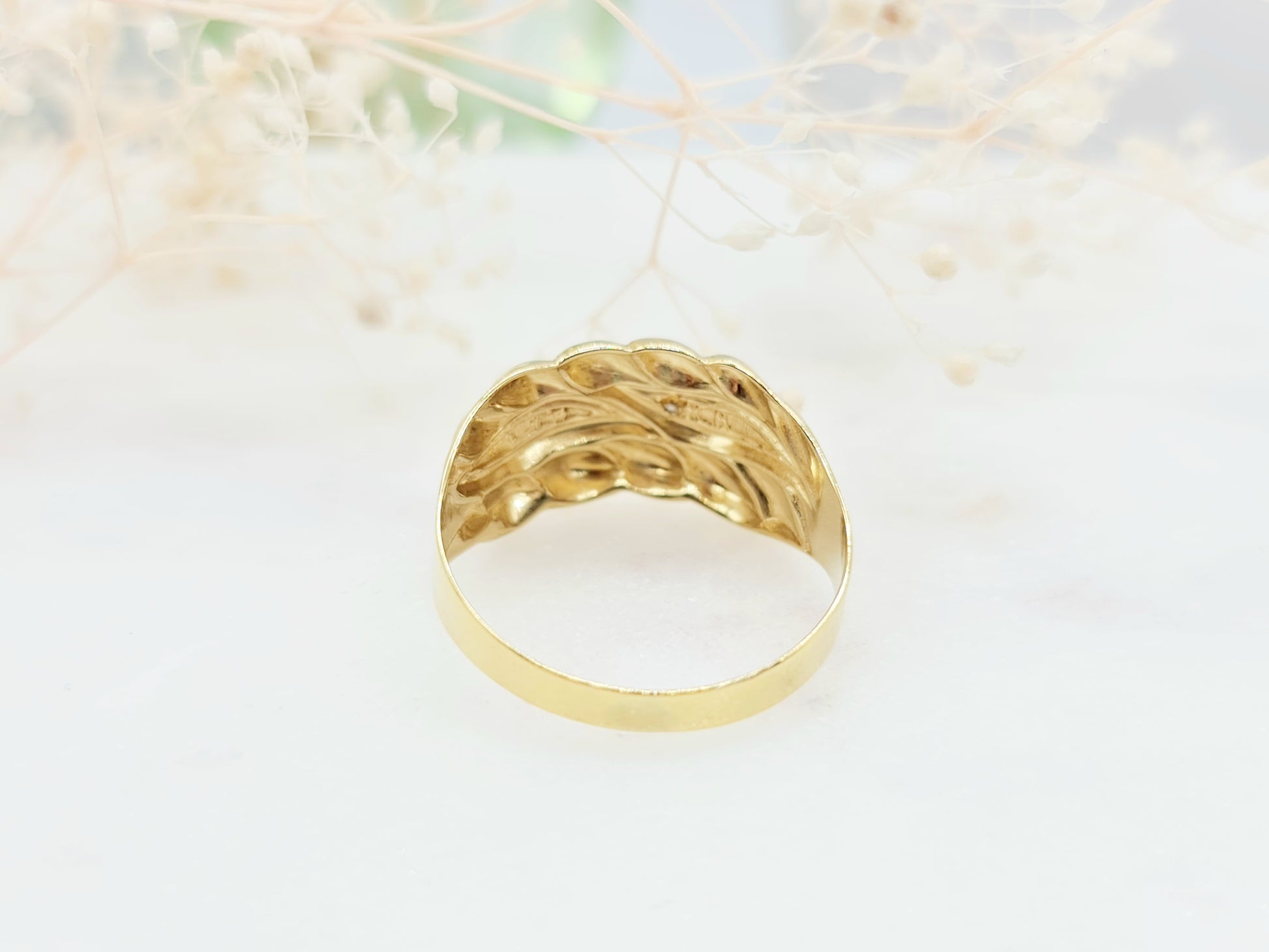 Ring Brillant 750 18 KT Gold 60