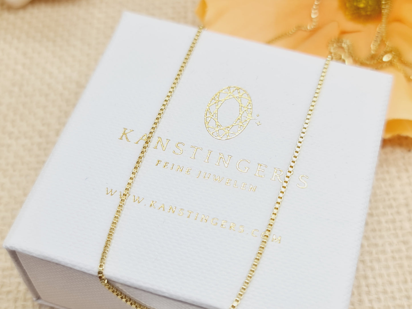 Kette Venezianer 1,1mm 55cm 585 14 KT Gold